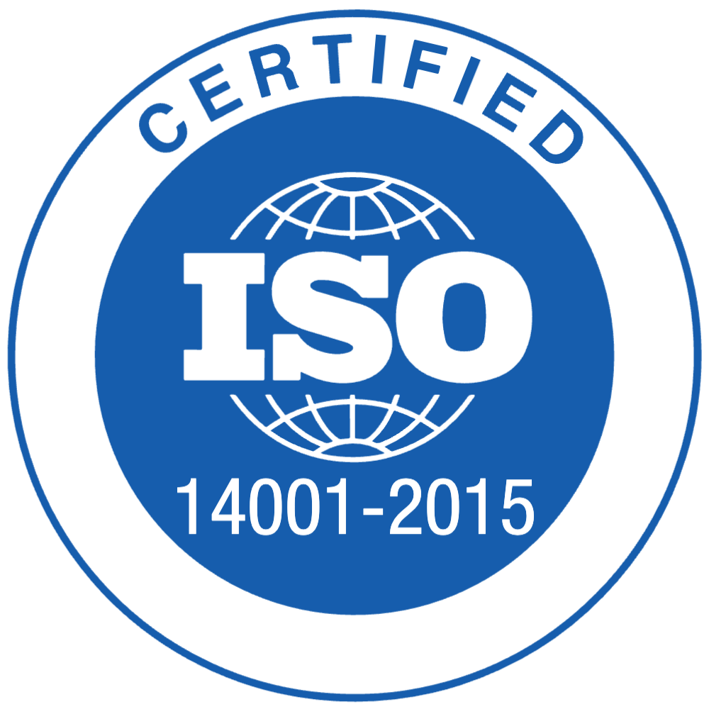 ISO 14001:2015 Certified